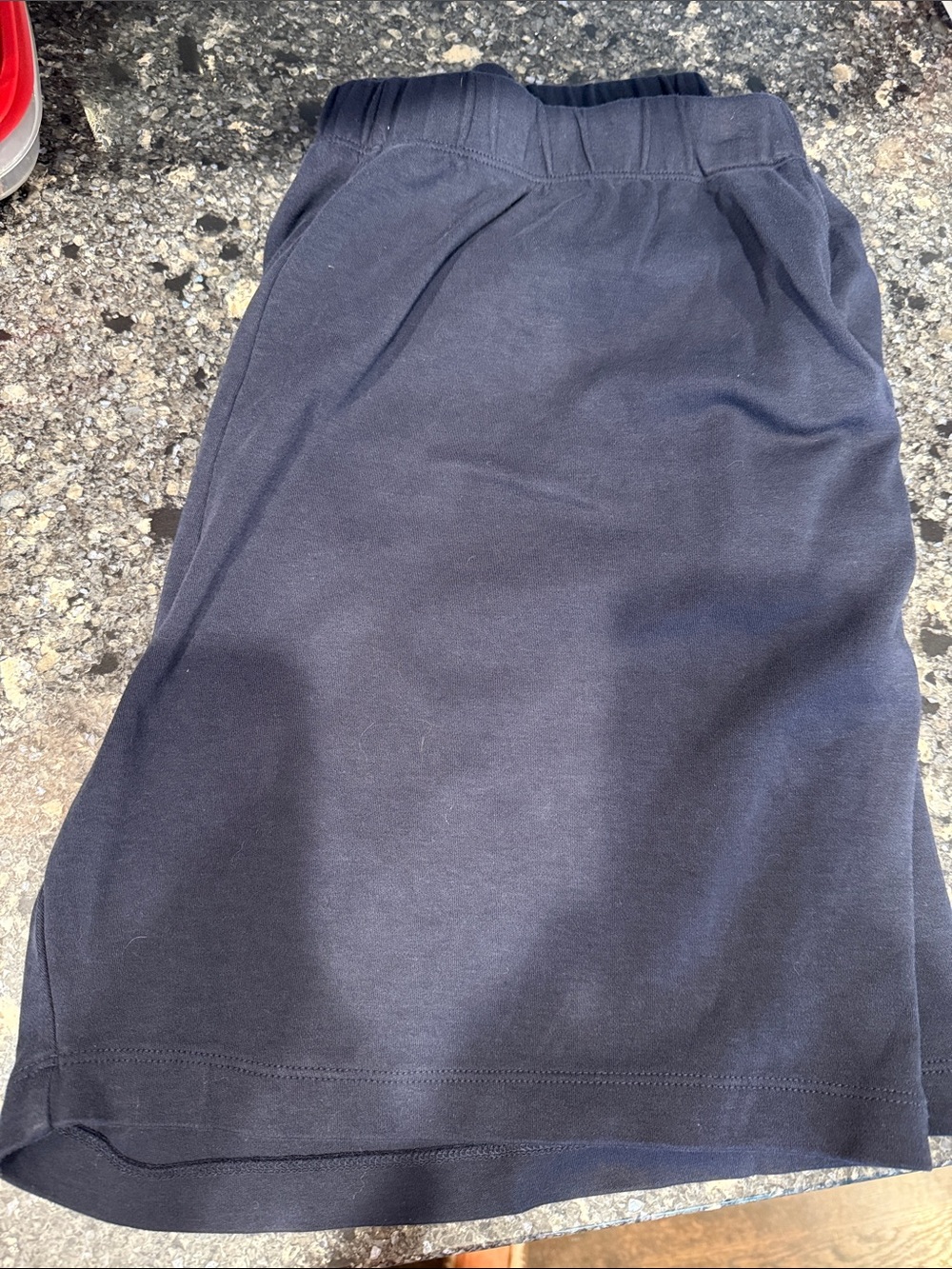 Lands' End Navy Athletic Pull-On Shorts